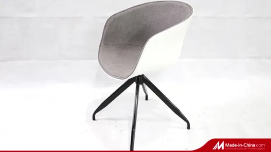 Chaise de salle à manger de salle à manger de tissu de loisirs de velours de restaurant de conception moderne de meubles