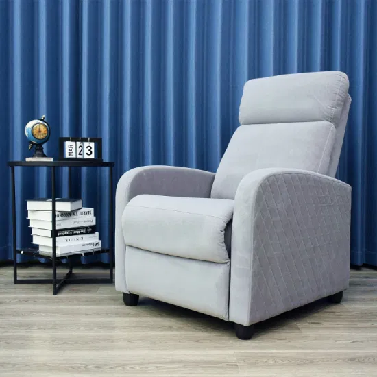 Fauteuil inclinable à dossier push-back en tissu monoplace Geeksofa pour salon